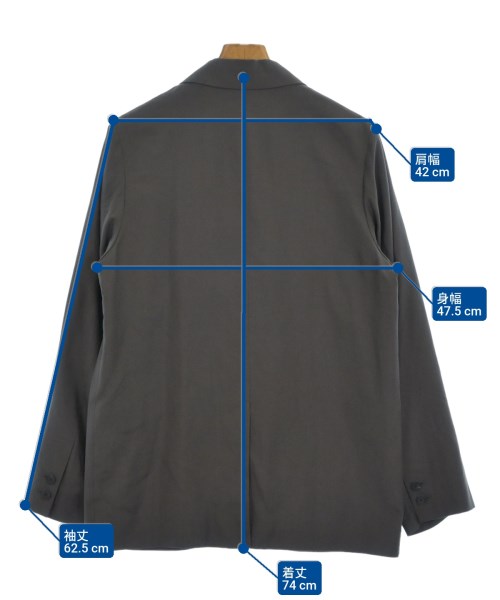 ATON（エイトン）カジュアルジャケット グレー サイズ:2(M位) メンズ/2200629453043