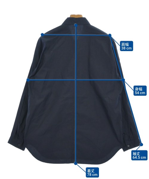 ATON（エイトン）カジュアルシャツ 紺 サイズ:2(L位) メンズ/2200629453081