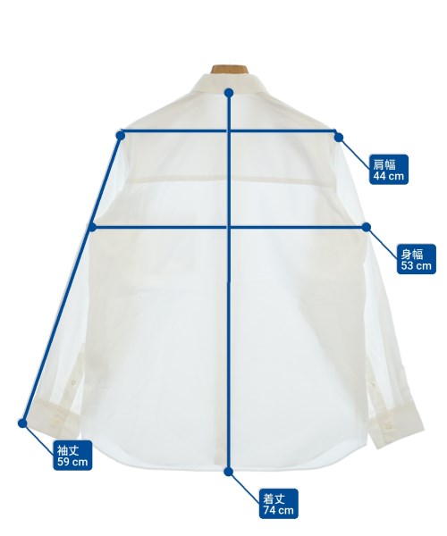 ATON（エイトン）カジュアルシャツ 白 サイズ:2(L位) メンズ/2200629453098