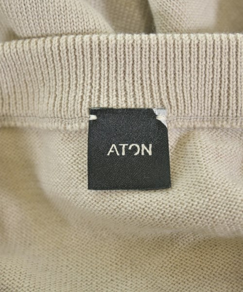 ATON（エイトン）ワンピース ベージュ サイズ:2(M位) レディース/2200631303077