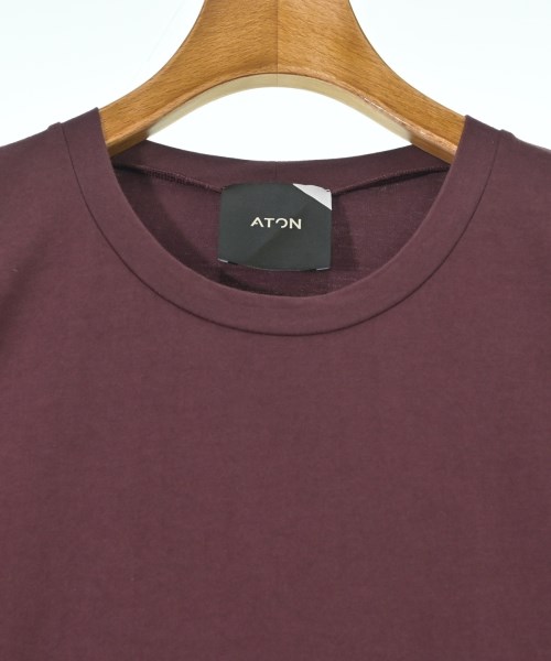 ATON（エイトン）ワンピース 紫 サイズ:2(M位) レディース/2200632381142