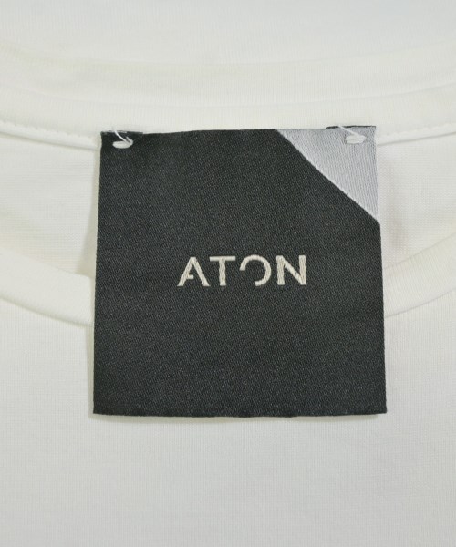 ATON（エイトン）Tシャツ・カットソー 白 サイズ:2(M位) レディース/2200633114060