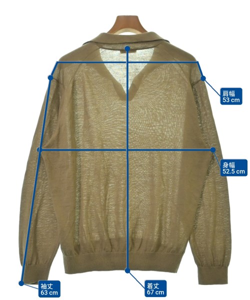 ATON（エイトン）ニット・セーター ベージュ サイズ:02(M位) メンズ/2200633695040