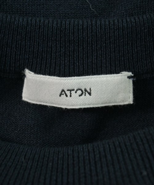 ATON（エイトン）ニット・セーター 紺 サイズ:02(M位) メンズ/2200633695057