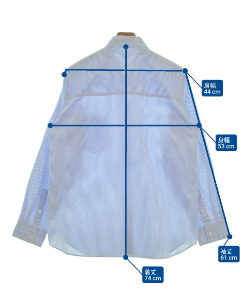 ATON（エイトン）カジュアルシャツ 青 サイズ:02(M位) メンズ/2200633695064