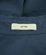ATON（エイトン）カジュアルシャツ 紺 サイズ:02(M位) メンズ/2200633695088