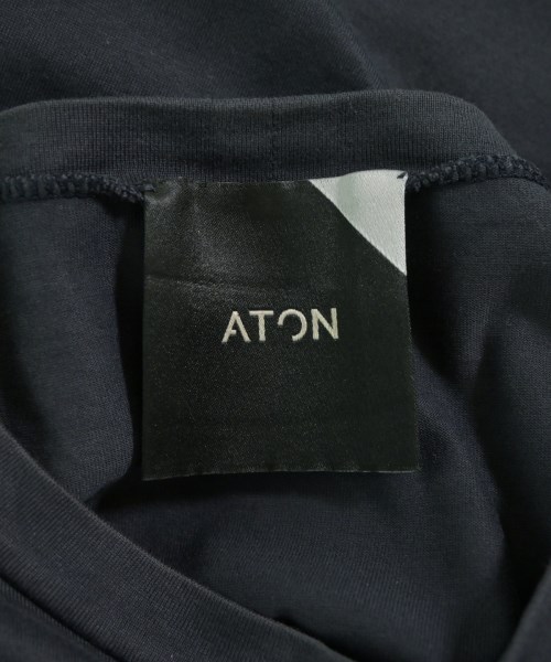 ATON（エイトン）Tシャツ・カットソー 黒 サイズ:F レディース/2200606594059