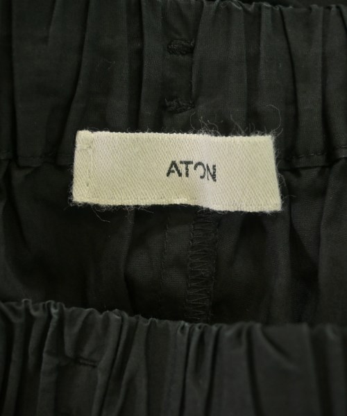ATON（エイトン）ロング・マキシ丈スカート 黒 サイズ:02(M位) レディース/2200606166249