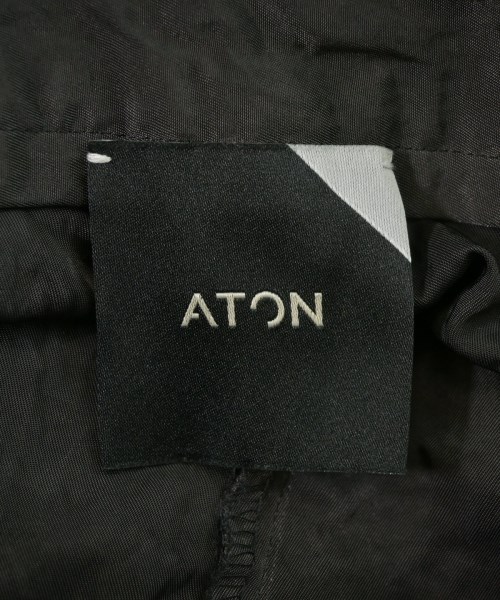 ATON（エイトン）その他 黒 サイズ:4(XL位) メンズ/2200610146046