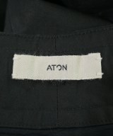 ATON（エイトン）カーゴパンツ 黒 サイズ:4(XL位) メンズ/2200610146114