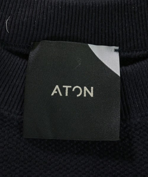 ATON（エイトン）スウェット 紺 サイズ:02(M位) メンズ/2200607948103