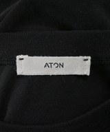 ATON（エイトン）Tシャツ・カットソー 黒 サイズ:2(M位) レディース/2200612258051