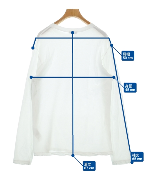 ATON（エイトン）Tシャツ・カットソー 白 サイズ:2(M位) レディース/2200612258068