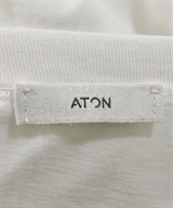 ATON（エイトン）Tシャツ・カットソー 白 サイズ:2(M位) レディース/2200612258068