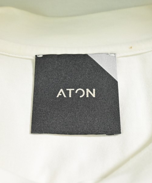 ATON（エイトン）Tシャツ・カットソー 白 サイズ:02(M位) レディース/2200611493040