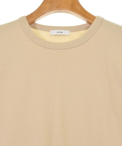 ATON（エイトン）Tシャツ・カットソー ベージュ サイズ:02(M位) レディース/2200611729118