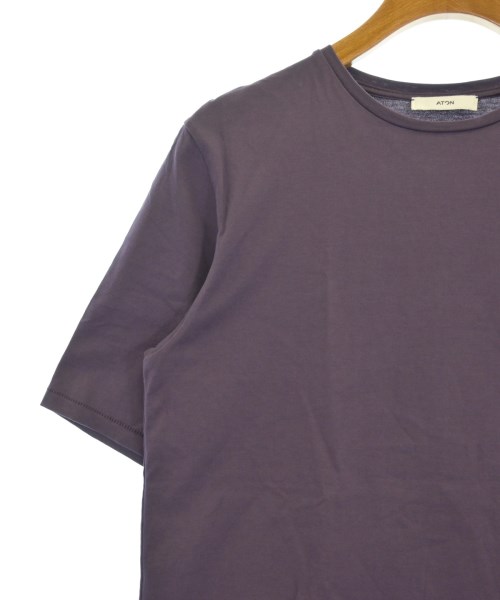 ATON（エイトン）Tシャツ・カットソー 紫 サイズ:2(M位) レディース/2200612677029