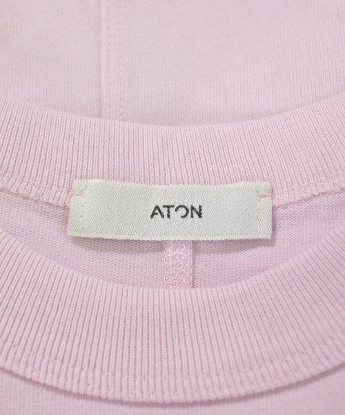ATON（エイトン）Tシャツ・カットソー ピンク サイズ:02(M位) レディース/2200615079028