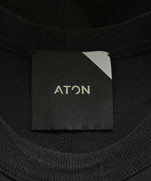 ATON（エイトン）Tシャツ・カットソー 黒 サイズ:02(M位) レディース/2200615079035