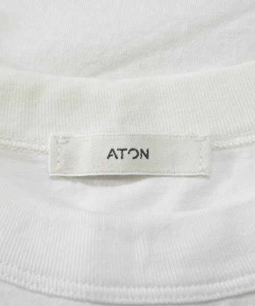 ATON（エイトン）Tシャツ・カットソー 白 サイズ:2(M位) レディース/2200611936189