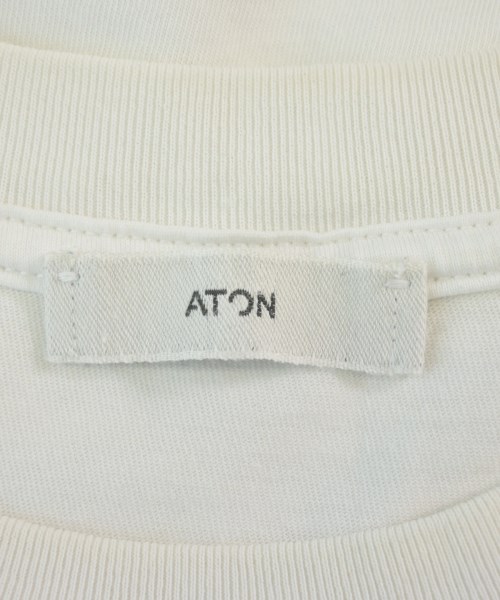 ATON（エイトン）Tシャツ・カットソー 白 サイズ:6(XXL位) メンズ/2200614814033