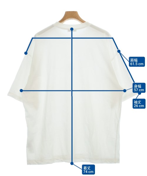 ATON（エイトン）Tシャツ・カットソー 白 サイズ:6(XXL位) メンズ/2200614814033