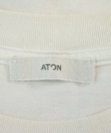 ATON（エイトン）Tシャツ・カットソー 白 サイズ:6(XXL位) メンズ/2200614814033
