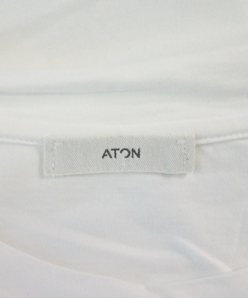 ATON（エイトン）Tシャツ・カットソー 白 サイズ:6(XXL位) メンズ/2200614814064