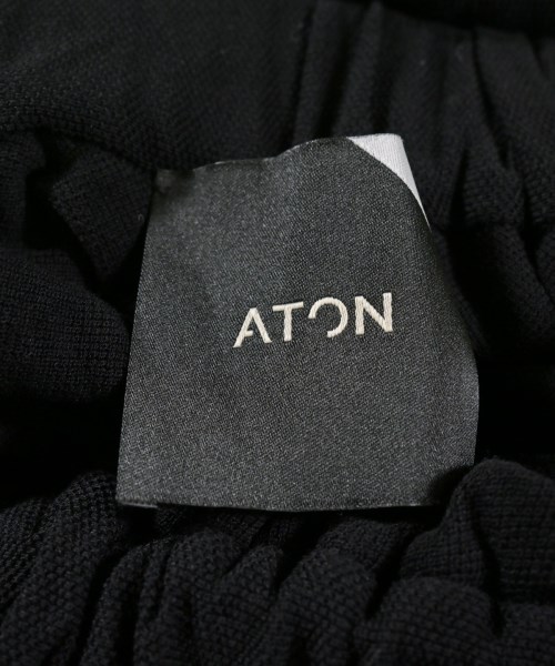 ATON（エイトン）ロング・マキシ丈スカート 黒 サイズ:02(M位) レディース/2200608340067