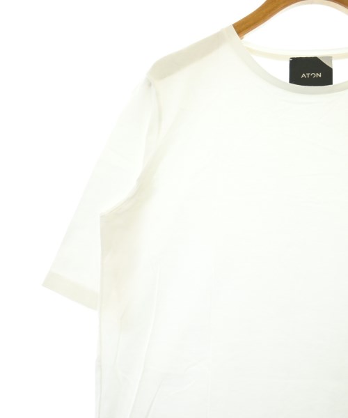 ATON（エイトン）Tシャツ・カットソー 白 サイズ:2(M位) レディース/2200609876084