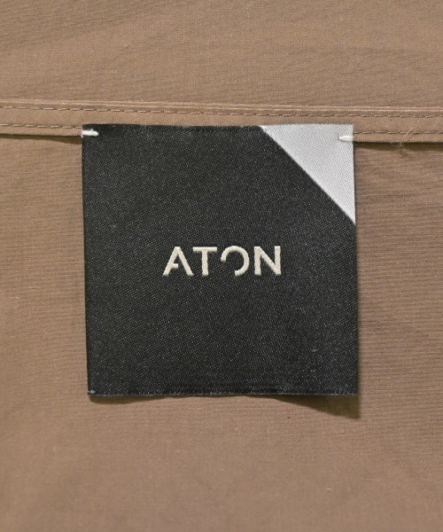 ATON（エイトン）ワンピース 茶 サイズ:02(M位) レディース/2200616924075