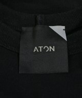 ATON（エイトン）Tシャツ・カットソー 黒 サイズ:02(M位) レディース/2200610275029