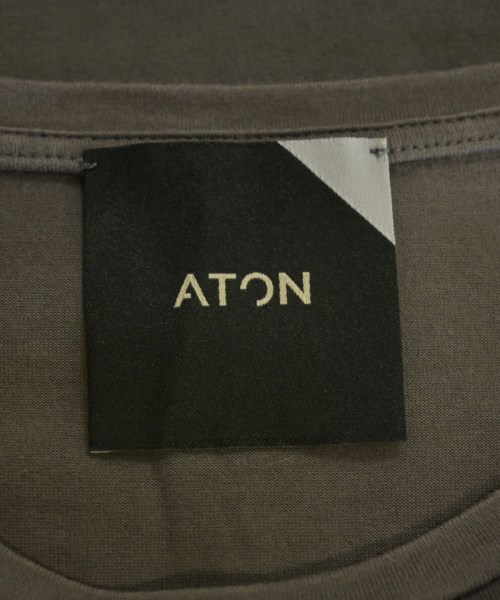 ATON（エイトン）Tシャツ・カットソー グレー サイズ:02(M位) レディース/2200613970129