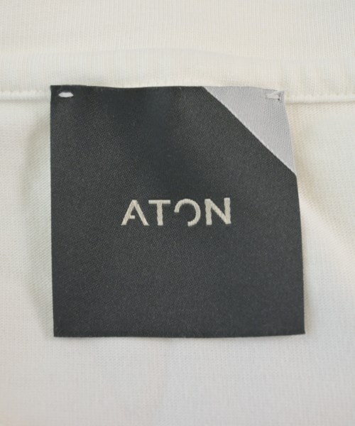 ATON（エイトン）Tシャツ・カットソー 白 サイズ:04(XL位) レディース/2200618253333