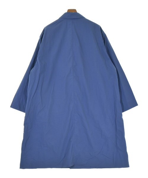 ATON（エイトン）ステンカラーコート 青 サイズ:4(XL位) メンズ/2200618620036