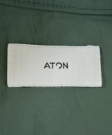 ATON（エイトン）ステンカラーコート カーキ サイズ:4(XL位) メンズ/2200618620043