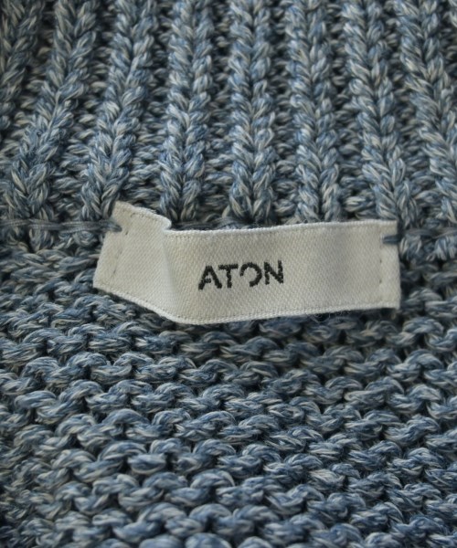 ATON（エイトン）ベスト 青 サイズ:2(M位) レディース/2200619149017