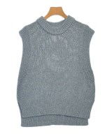 ATON（エイトン）ベスト 青 サイズ:2(M位) レディース/2200619149017