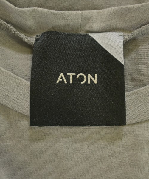 ATON（エイトン）Tシャツ・カットソー グレー サイズ:4(XL位) メンズ/2200610095184