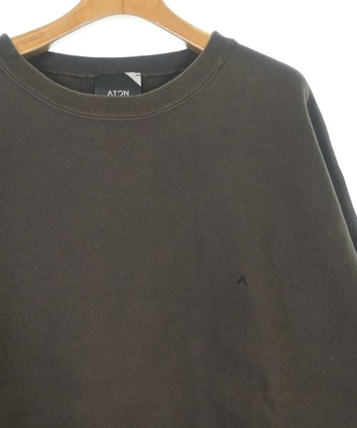 ATON（エイトン）スウェット 茶 サイズ:4(XL位) メンズ/2200619891152