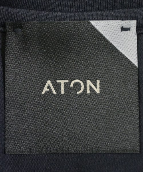 ATON（エイトン）ノースリーブ 黒 サイズ:1(S位) レディース/2200613235082