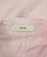 ATON（エイトン）カジュアルシャツ ピンク サイズ:4(XL位) メンズ/2200620611107
