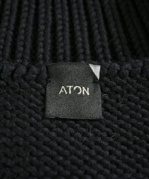 ATON（エイトン）ベスト 黒 サイズ:02(M位) レディース/2200617441083