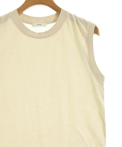 ATON（エイトン）タンクトップ ベージュ サイズ:02(M位) レディース/2200621218022