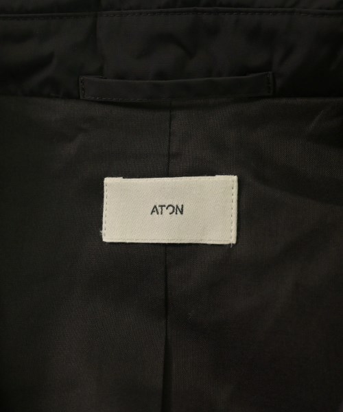 ATON（エイトン）ブルゾン 黒 サイズ:04(M位) メンズ/2200608018133