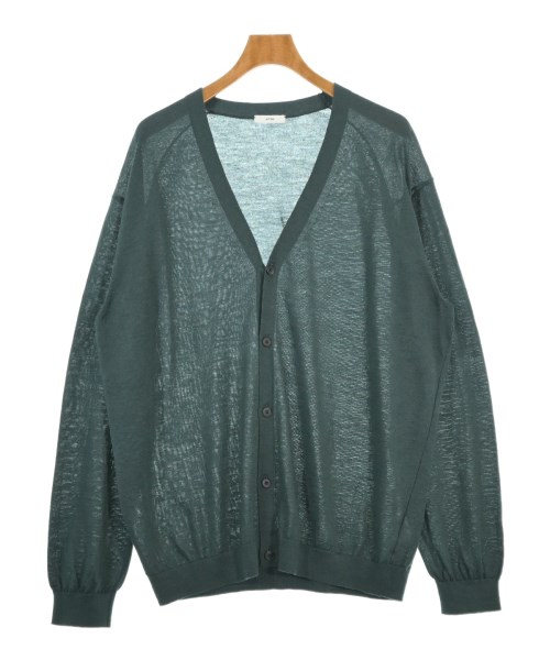ATON(エイトン)カーディガン 緑 サイズ:6(XXXL位)/2200672885075