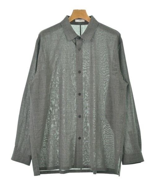 ATON(エイトン)カジュアルシャツ グレー サイズ:4(XL位)/2200673208019