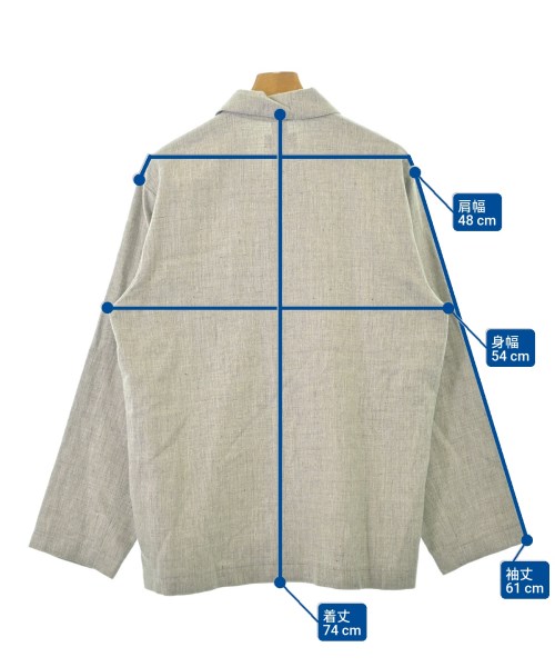 ATON（エイトン）カバーオール グレー サイズ:4(XL位) メンズ/2200673208026