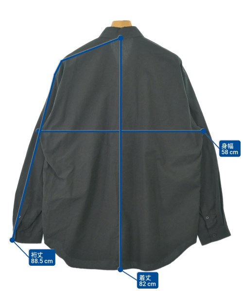 ATON（エイトン）カジュアルシャツ 黒 サイズ:4(XL位) メンズ/2200673208033