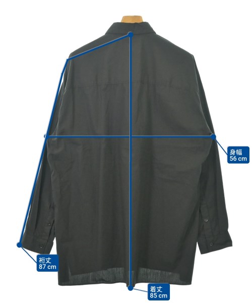 ATON（エイトン）カジュアルシャツ 黒 サイズ:4(XL位) メンズ/2200673208040